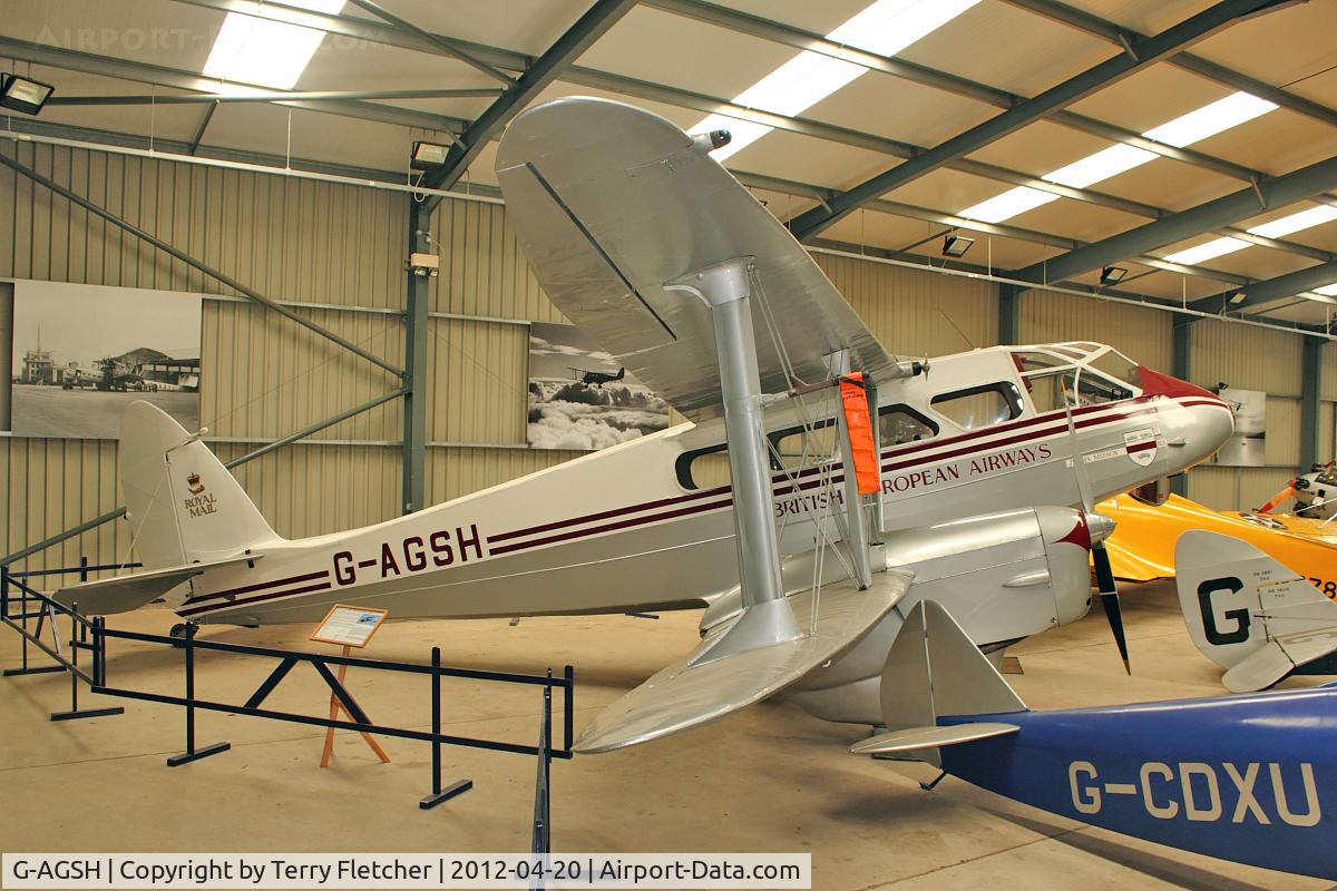 G-AGSH, 1945 De Havilland DH-89A Dominie/Dragon Rapide C/N 6884, Shuttleworth Collection at Old Warden
