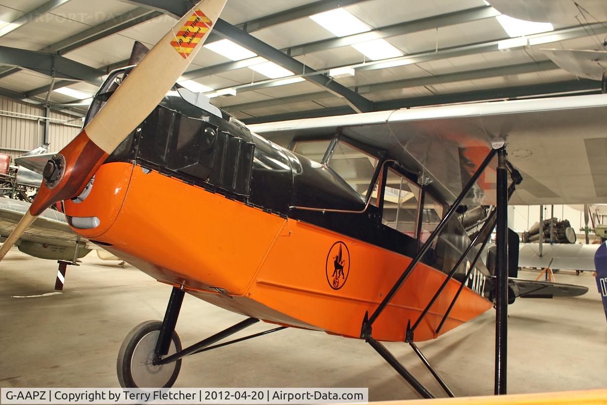 G-AAPZ, 1930 Desoutter MKI C/N D.25, Shuttleworth Collection at Old Warden