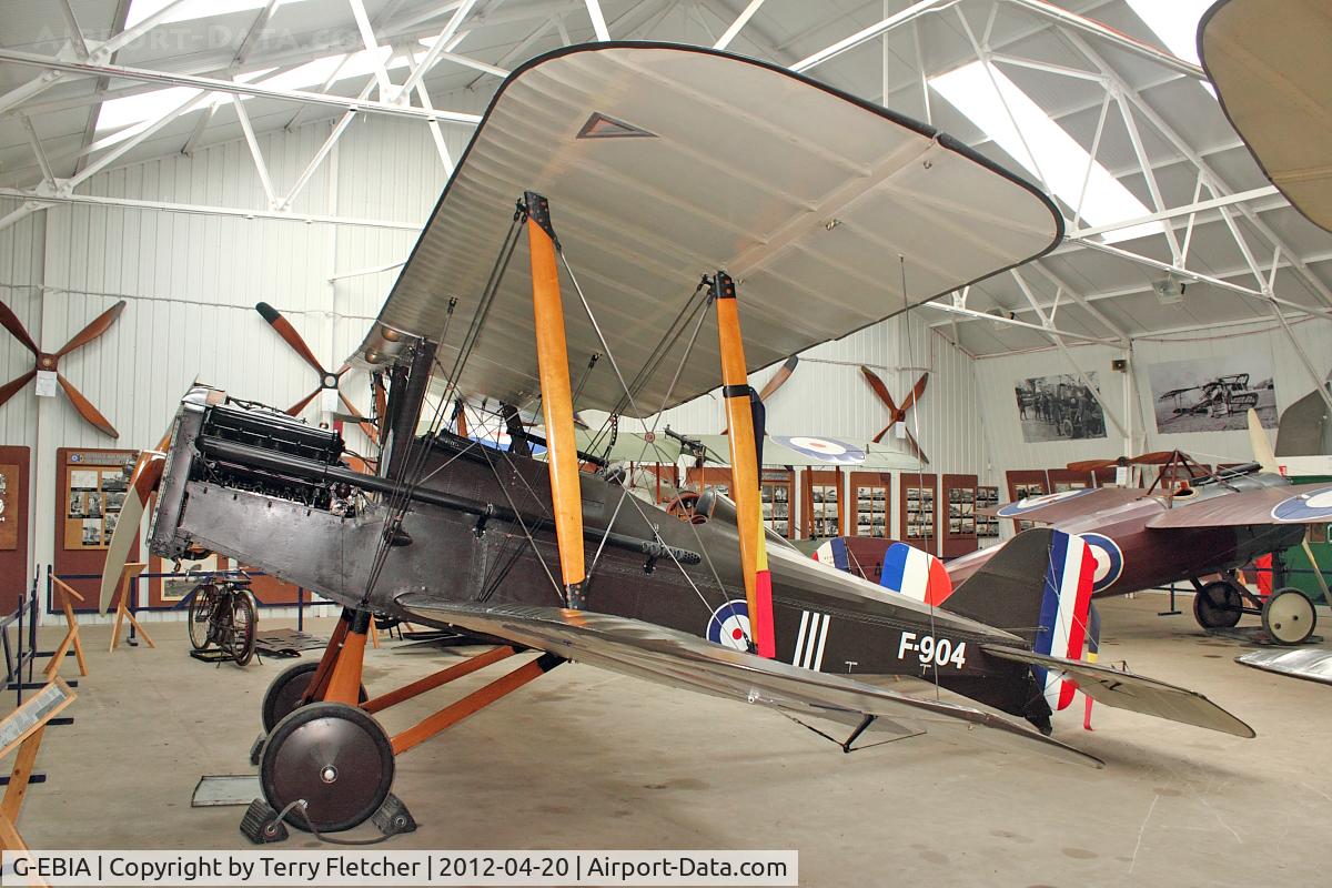 G-EBIA, 1918 Royal Aircraft Factory SE-5A C/N 654/2404, Shuttleworth Collection at Old Warden
