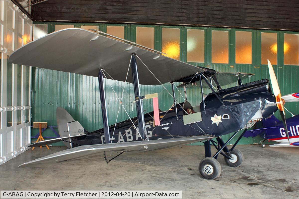 G-ABAG, 1930 De Havilland DH60G Gipsy Moth C/N 1259, at Old Warden