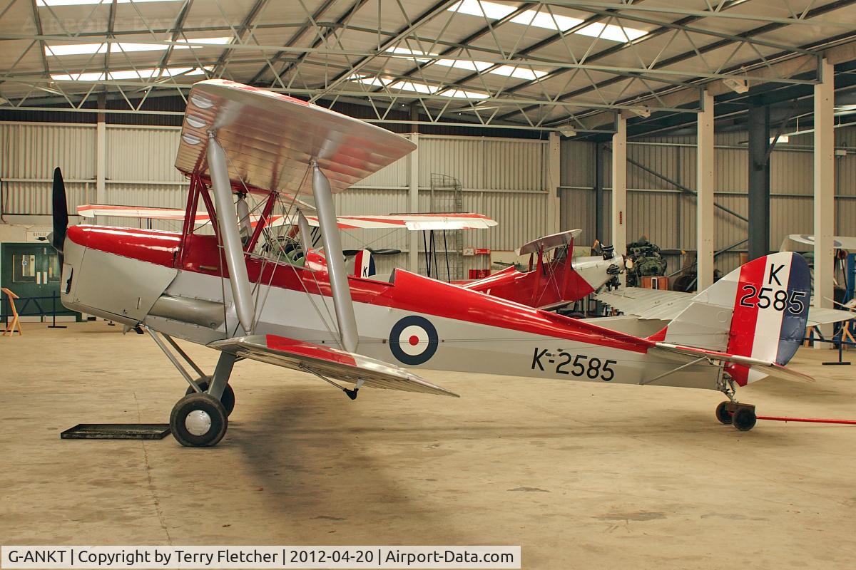 G-ANKT, 1942 De Havilland DH-82A Tiger Moth II C/N 85087, Shuttleworth Collection at Old Warden