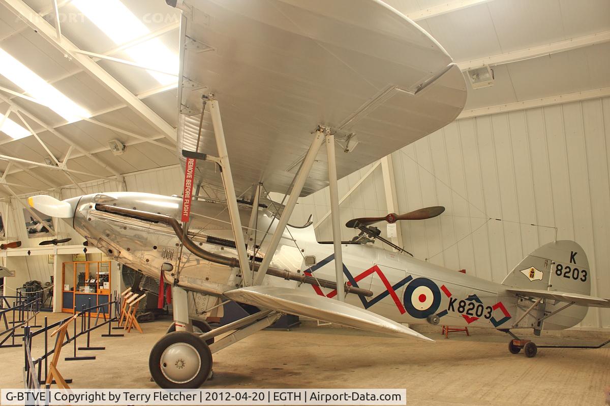 G-BTVE, 1937 Hawker Demon 1 C/N K8203, Shuttleworth Collection at Old Warden