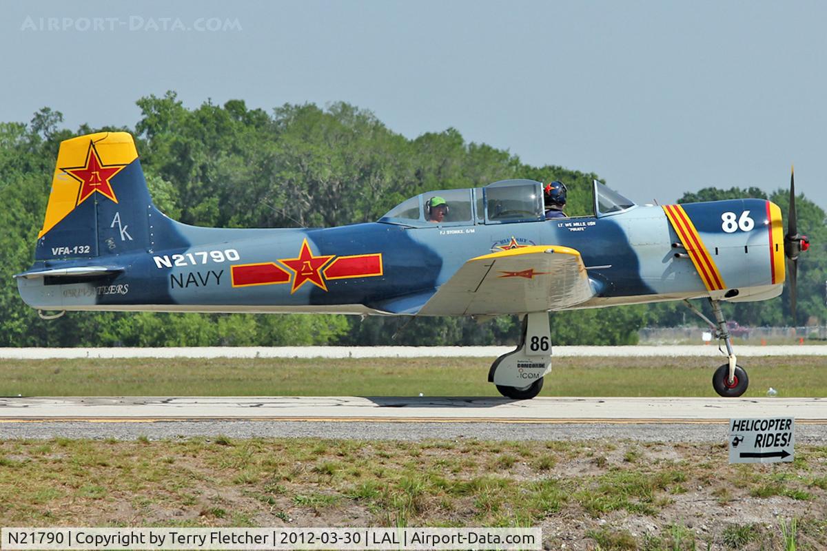N21790, 1985 Nanchang CJ-6 C/N 4232022, At 2012 Sun N Fun