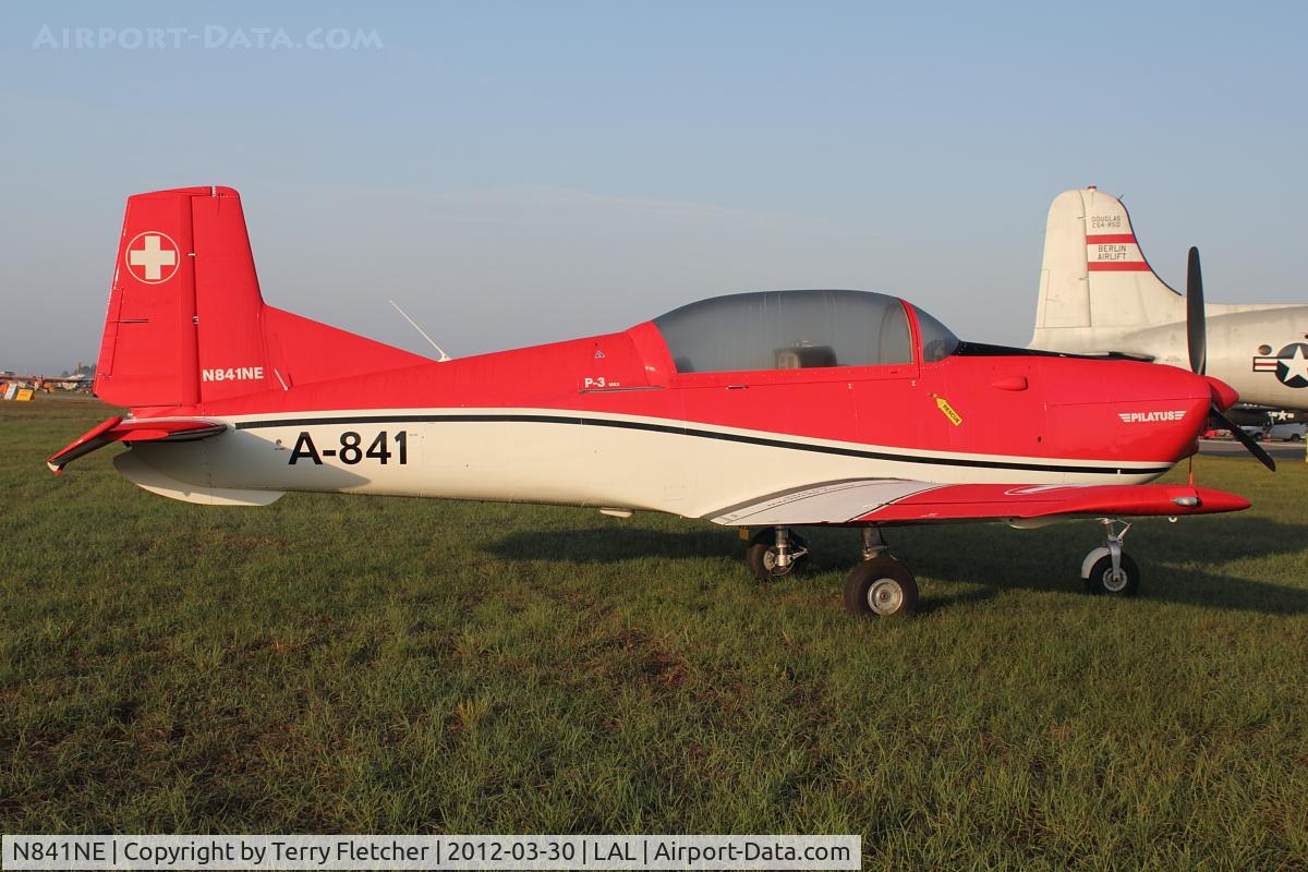 N841NE, Pilatus P3-05 C/N 479-28, At 2012 Sun N Fun