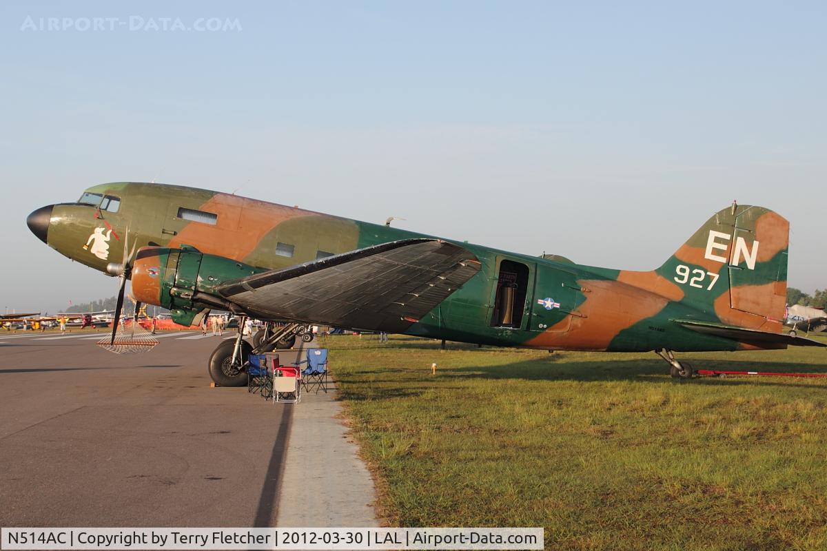 N514AC, 1944 Douglas DC3C (R4D6) C/N 26558, At 2012 Sun N Fun