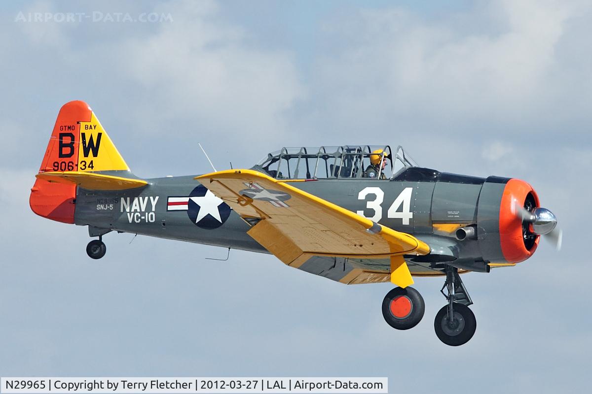 N29965, 1944 North American AT-6D Texan C/N 90634, At 2012 Sun N Fun