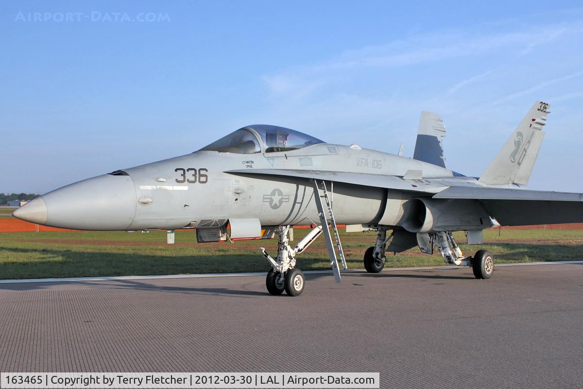 163465, 1988 McDonnell Douglas F/A-18C Hornet C/N 0686, At 2012 Sun N Fun