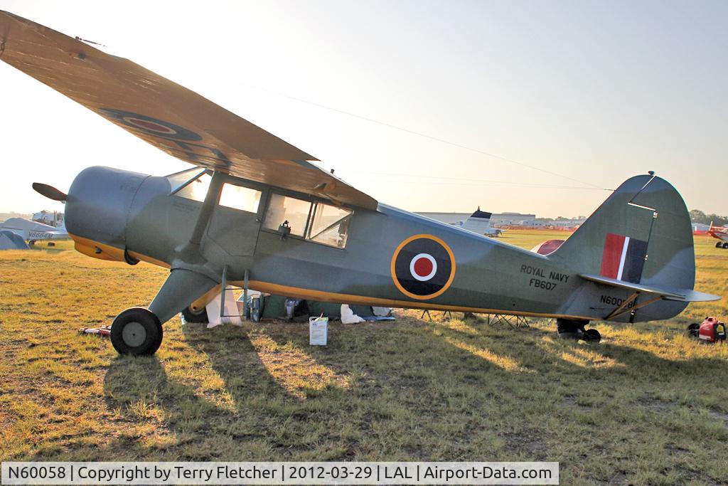 N60058, 1944 Stinson V77 (AT-19) Reliant C/N 1337, At 2012 Sun N Fun