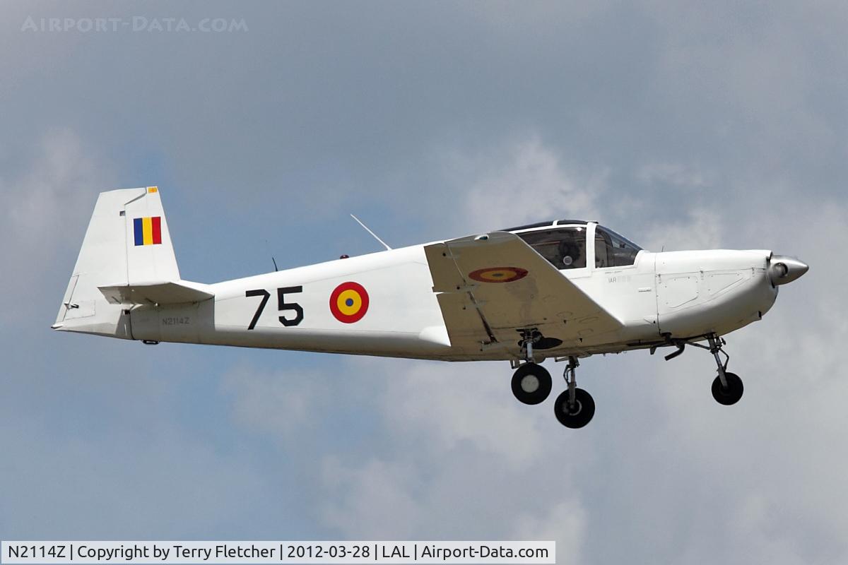 N2114Z, 1982 IAR IAR-823 C/N 75, At 2012 Sun N Fun