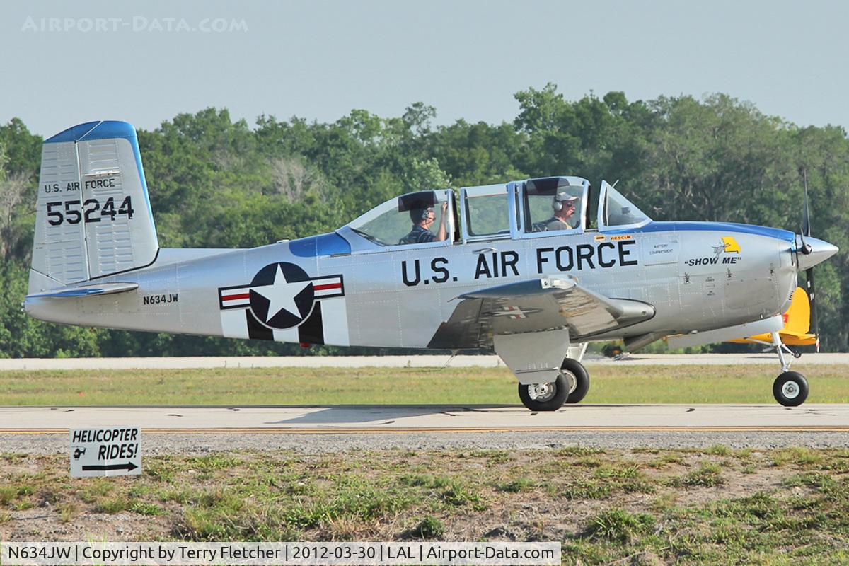 N634JW, Beech A45 C/N G-801, At 2012 Sun N Fun  ex USAF 55-244