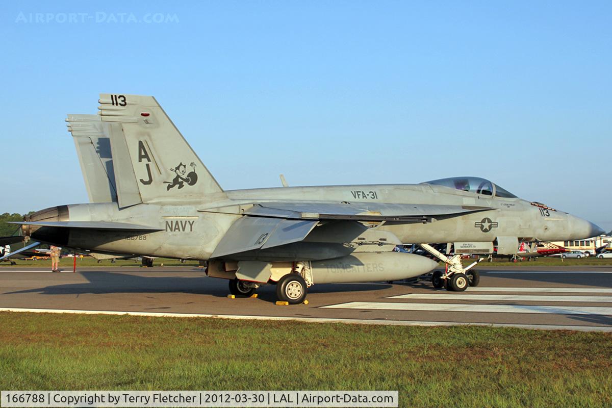 166788, Boeing F/A-18E Super Hornet C/N E134, At 2012 Sun N Fun