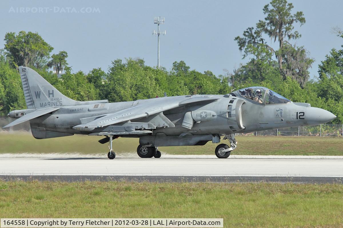 164558, McDonnell Douglas AV-8B+ Harrier II C/N 243, At 2012 Sun N Fun