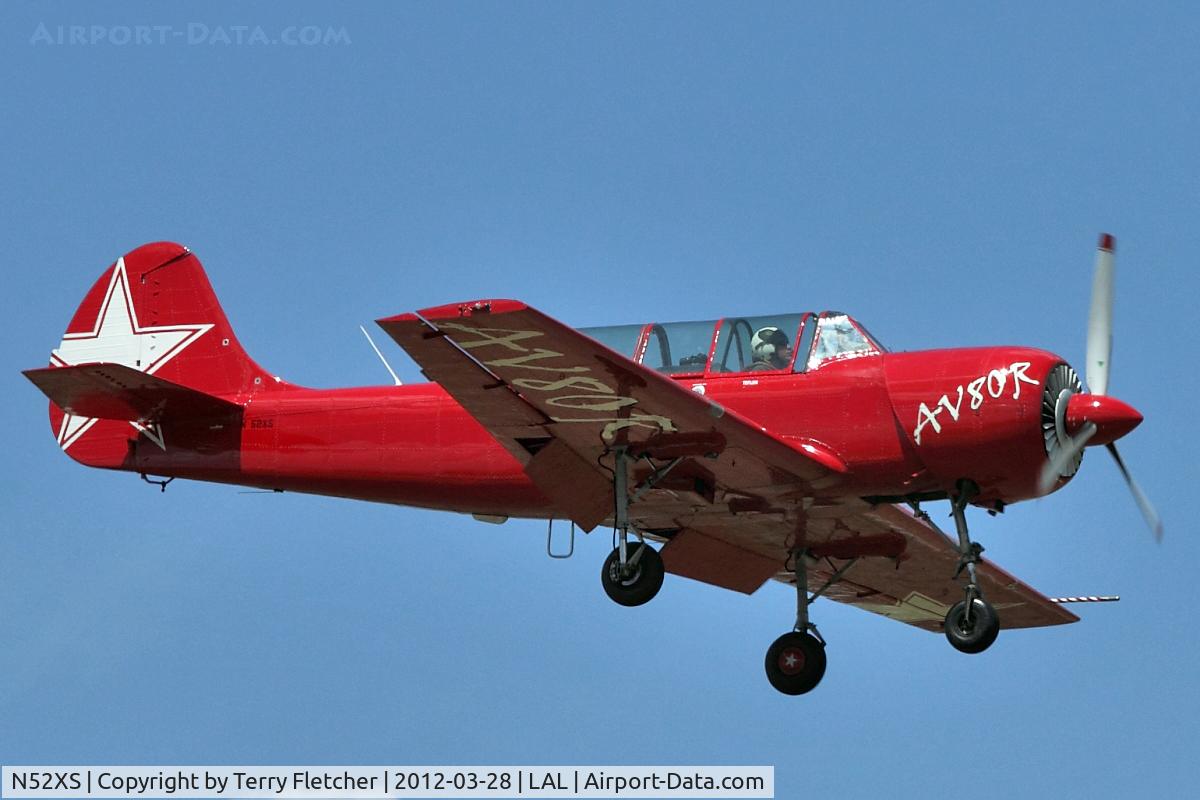 N52XS, Yakovlev (Aerostar) Yak-52W C/N 9912203, At 2012 Sun N Fun