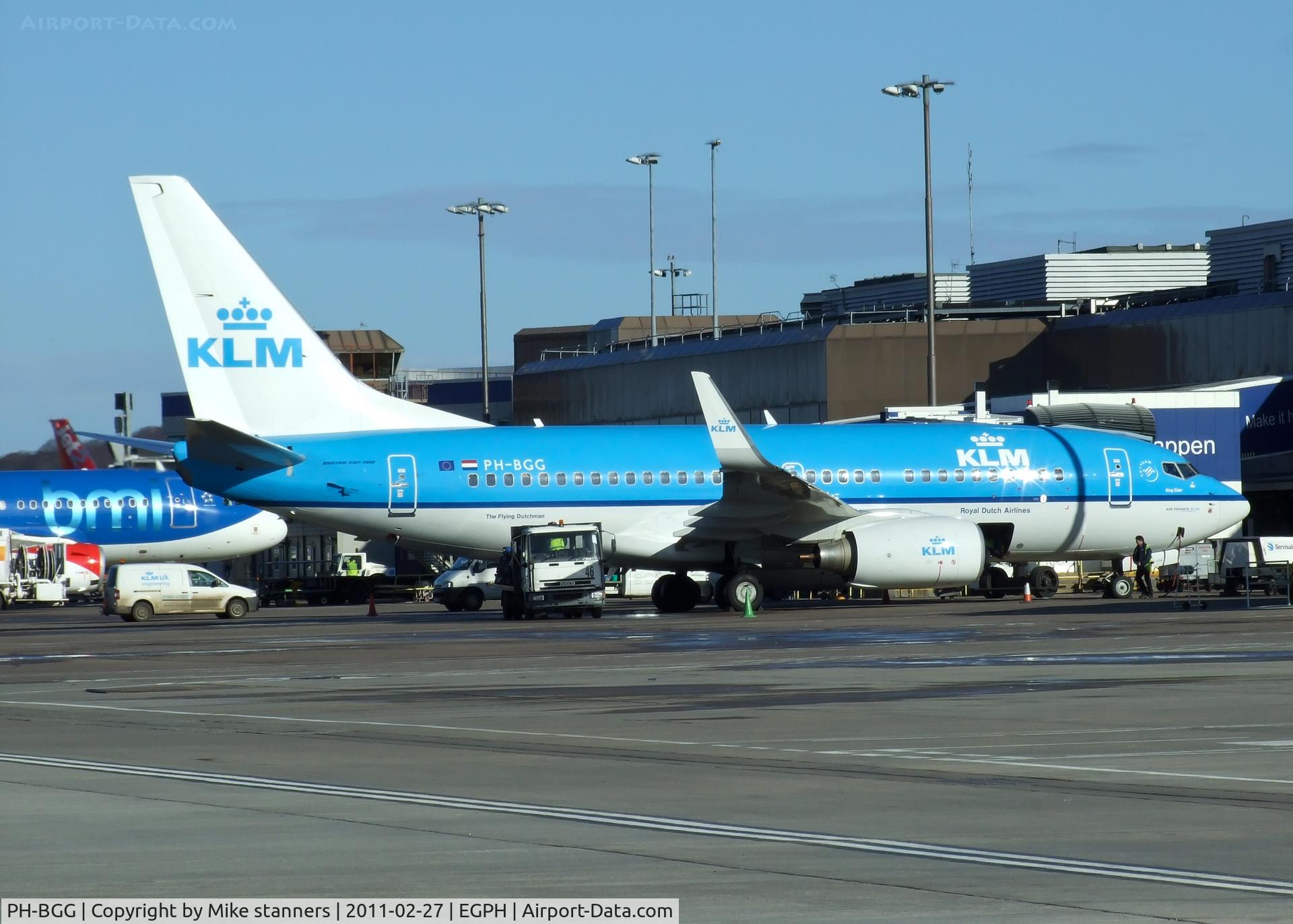 PH-BGG, 2009 Boeing 737-7K2 C/N 30367, KLM Boeing 737-7K2 On the ramp at EDI