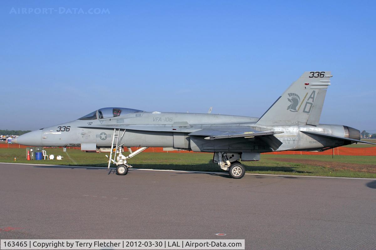 163465, 1988 McDonnell Douglas F/A-18C Hornet C/N 0686, At 2012 Sun N Fun