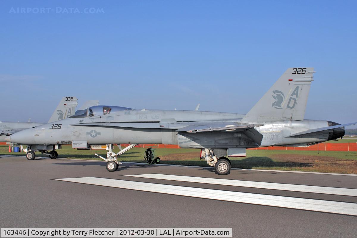 163446, 1987 McDonnell Douglas F/A-18C-23-MC Hornet C/N 652/C016, At 2012 Sun N Fun