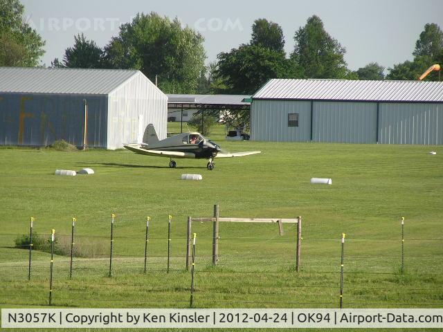 N3057K, 1946 Culver V C/N V-276, Test flight mag check