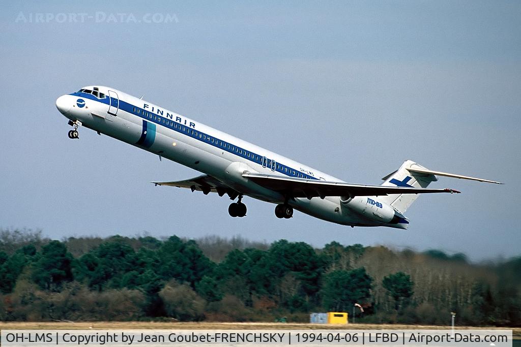 OH-LMS, 1985 McDonnell Douglas MD-83 (DC-9-83) C/N 49252, take off 23 to Las Palmas