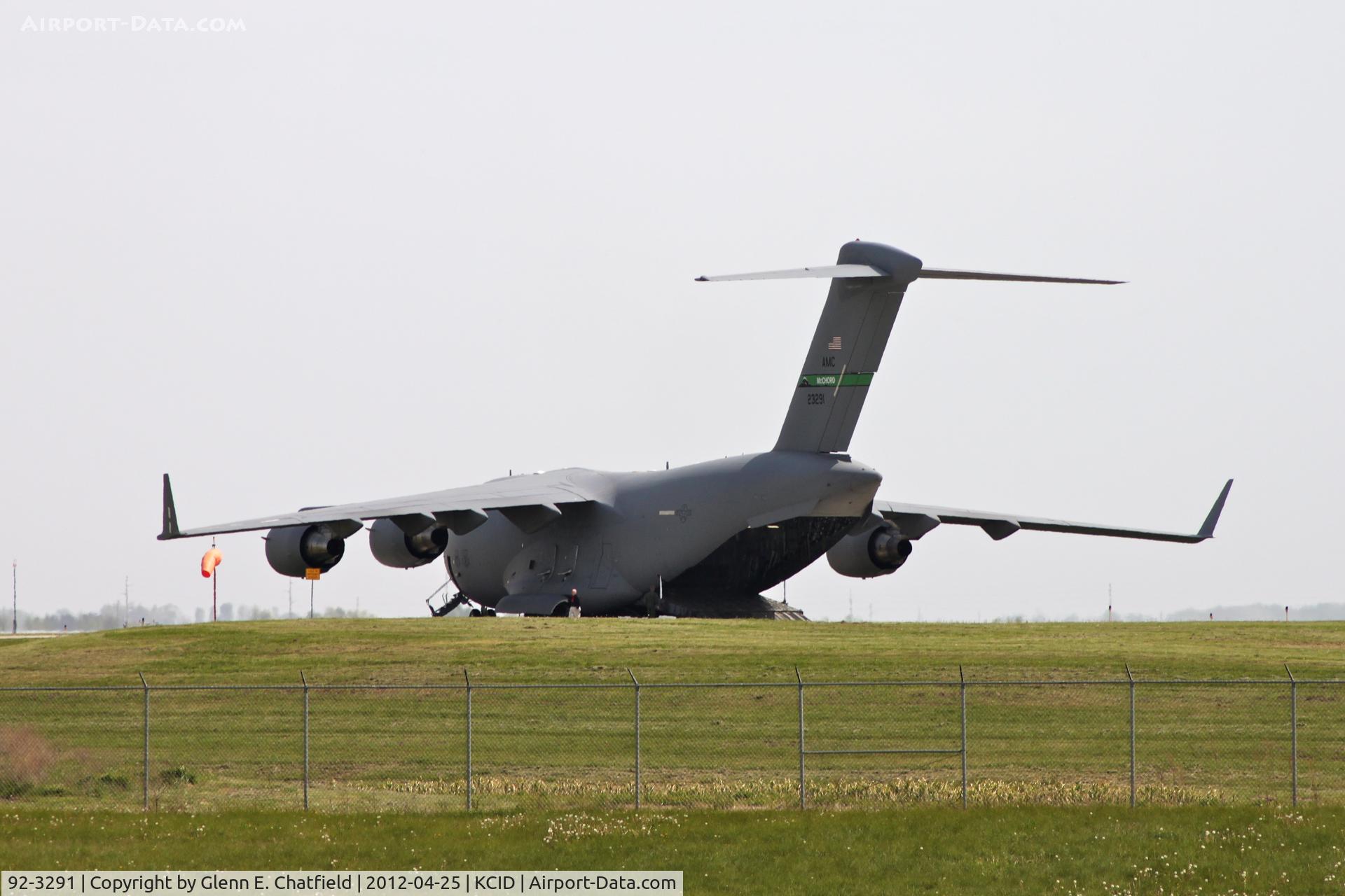 92-3291, 1992 McDonnell Douglas C-17A Globemaster III C/N P-11, In as Presidential support