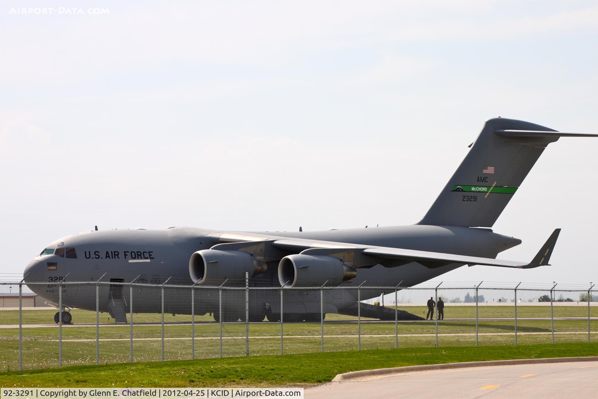 92-3291, 1992 McDonnell Douglas C-17A Globemaster III C/N P-11, In as Presidential support