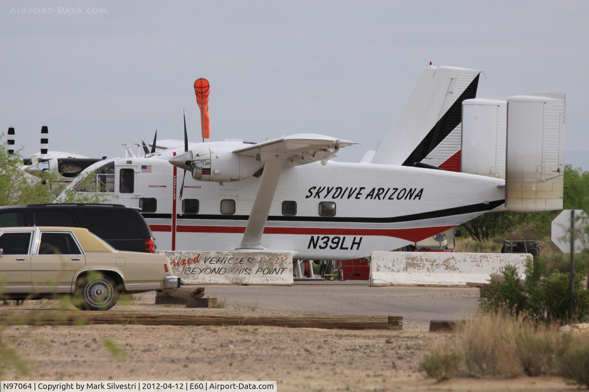 N97064, 1973 Short SC7 Series 3 C/N SH1920, Parked at Eloy Field.