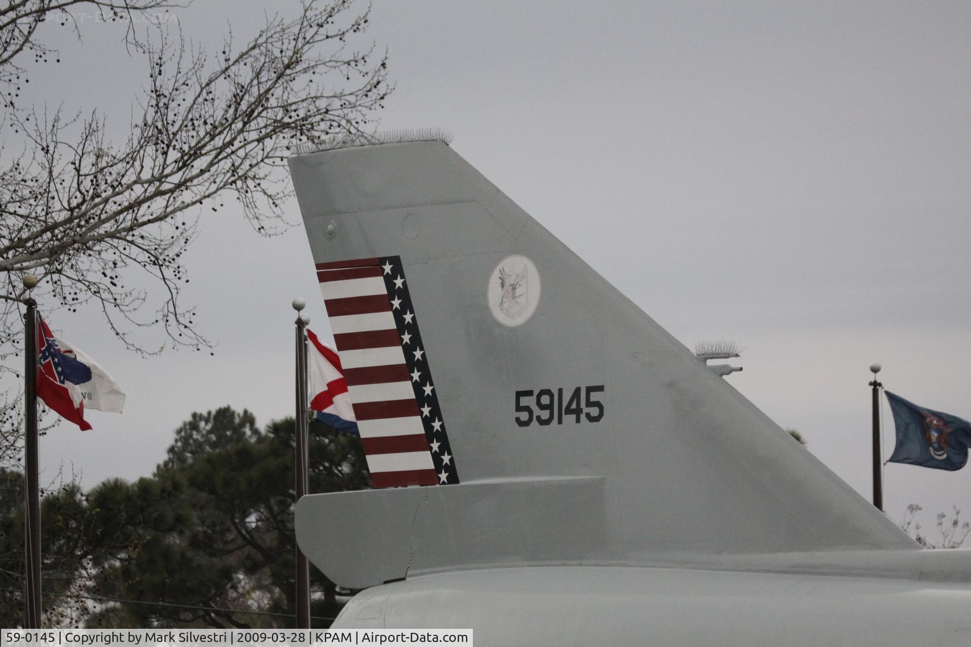 59-0145, 1959 Convair F-106A Delta Dart C/N B-31-34, Parked at Tyndall