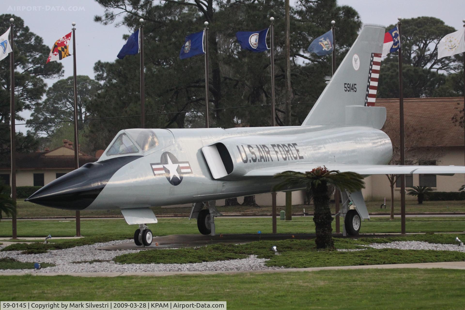 59-0145, 1959 Convair F-106A Delta Dart C/N B-31-34, Parked at Tyndall AFB