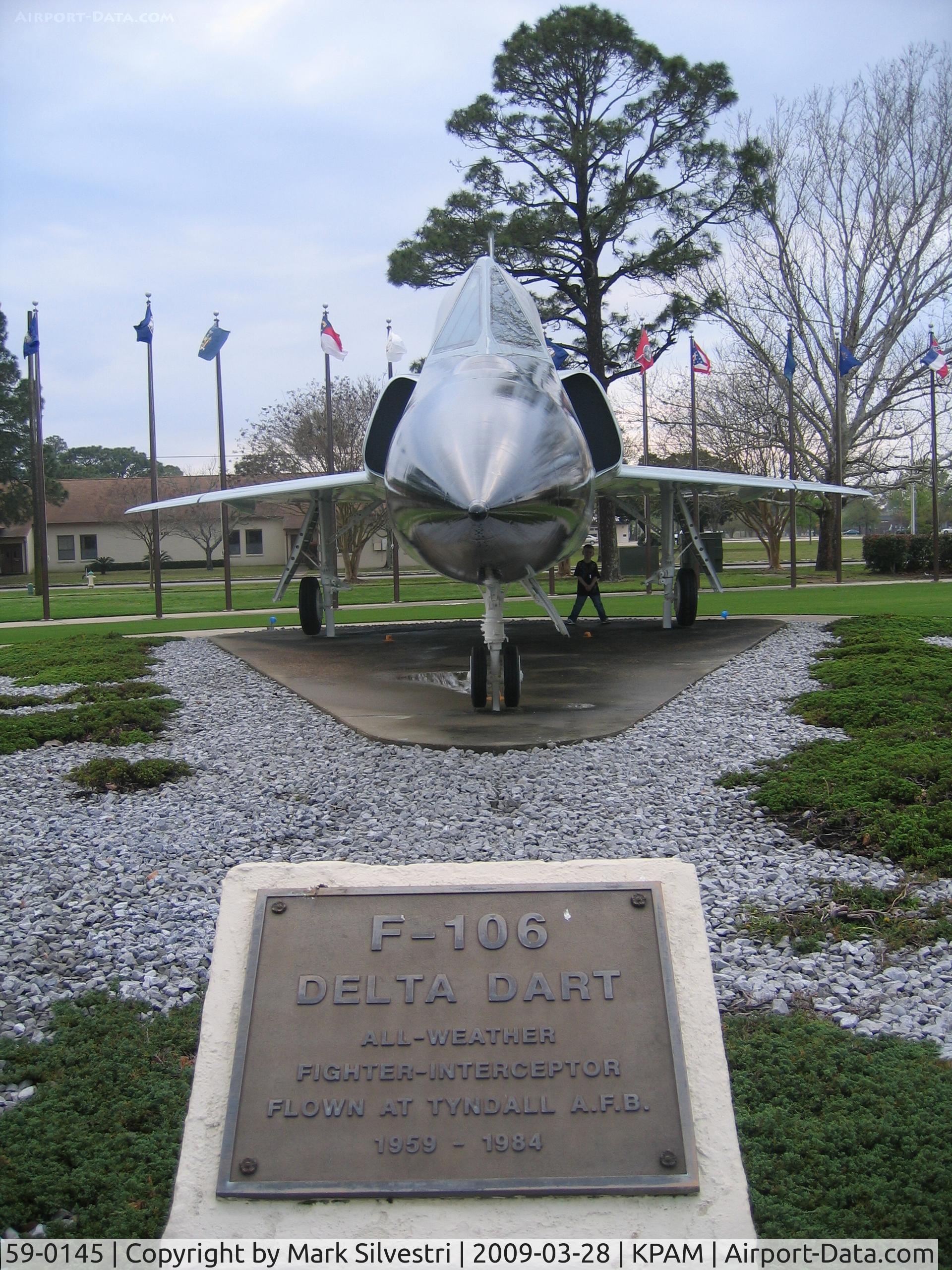 59-0145, 1959 Convair F-106A Delta Dart C/N B-31-34, Parked at Tyndall AFB