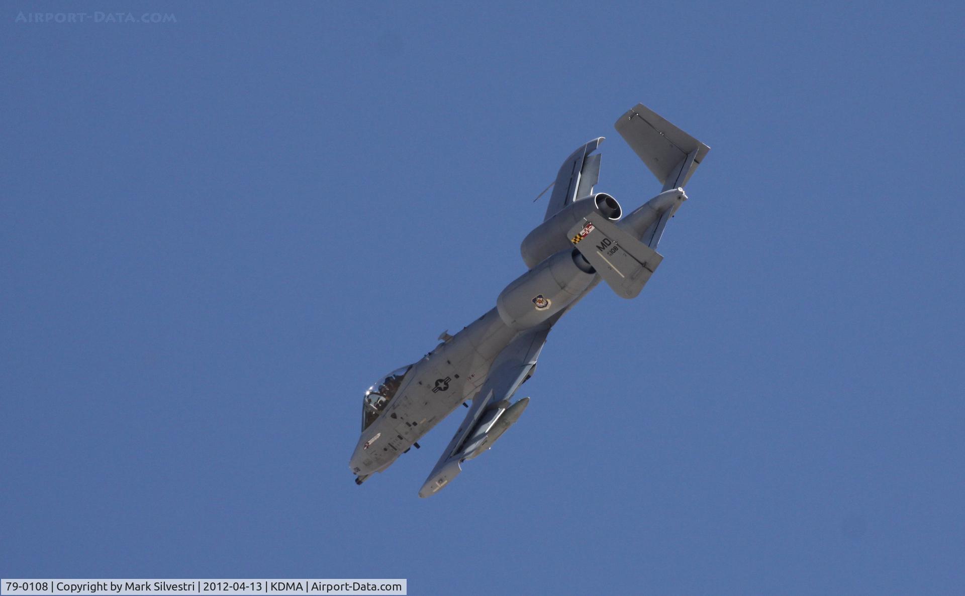 79-0108, 1979 Fairchild Republic A-10C Thunderbolt II C/N A10-0372, Davis Monthan Airshow Practice Day
