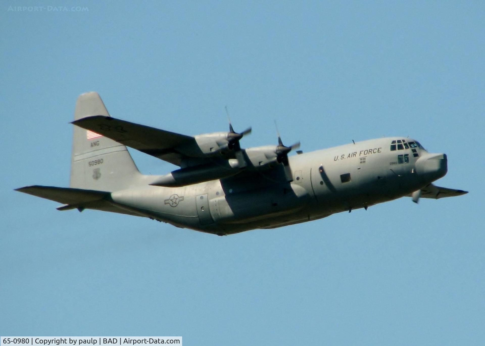 65-0980, 1965 Lockheed WC-130H Hercules C/N 382-4132, At Barksdale Air Force Base.