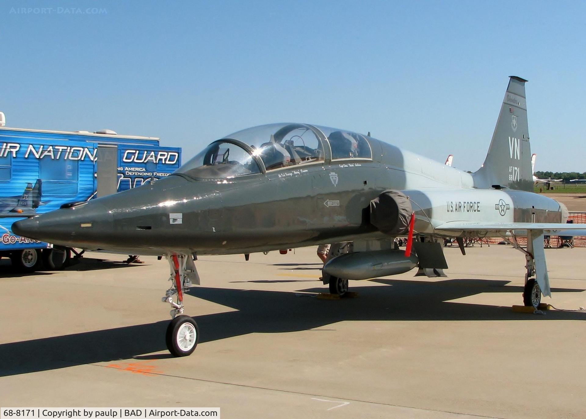 68-8171, 1968 Northrop T-38C Talon C/N T.6176, At Barksdale Air Force Base.