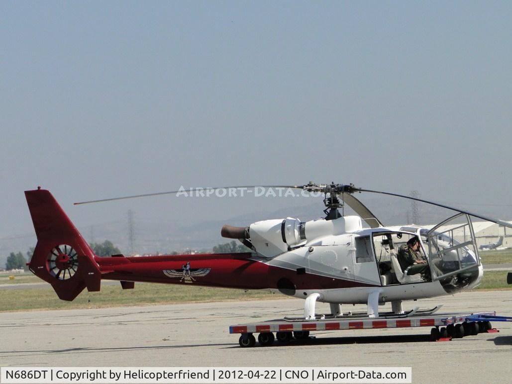 N686DT, 1974 Aérospatiale SA-341G Gazelle C/N 1200, Starting the engine