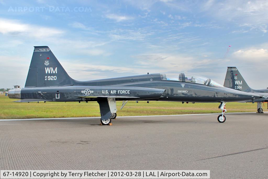 67-14920, 1967 Northrop T-38A Talon C/N T.6061, At 2012 Sun N Fun