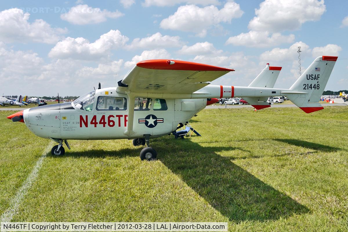 N446TF, Cessna 337A Super Skymaster C/N 337-0454, At 2012 Sun N Fun  ex USAF 67-21446