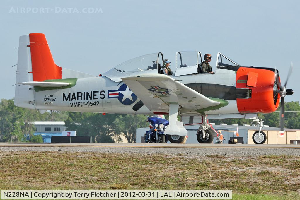N228NA, North American T-28B Trojan C/N 200-20 (137657), At 2012 Sun N Fun