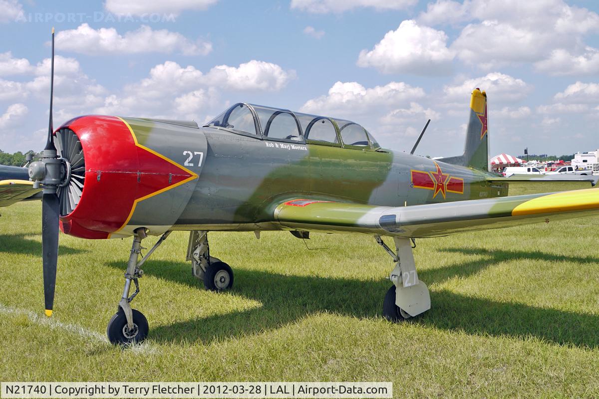 N21740, 1991 Nanchang CJ-6 C/N 3932005, At 2012 Sun N Fun
