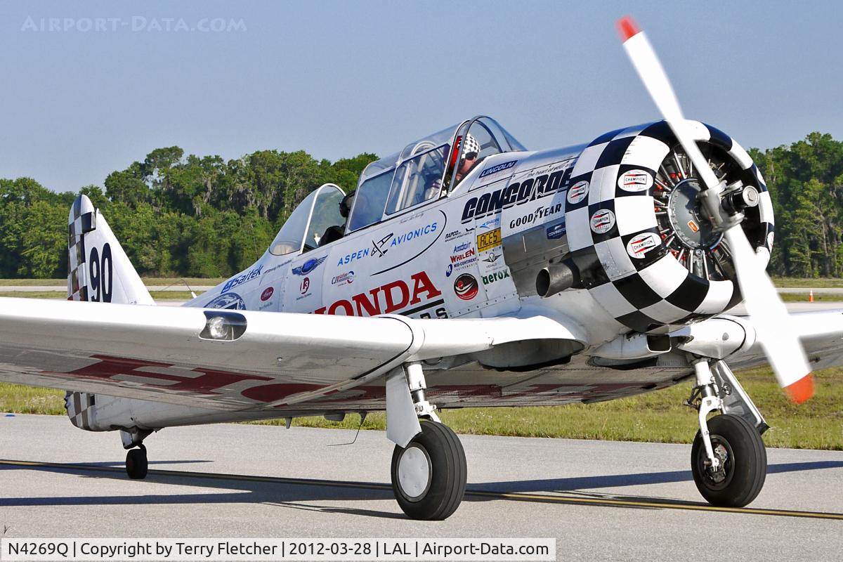 N4269Q, 1953 North American T-6G Texan C/N 197-5, At 2012 Sun N Fun