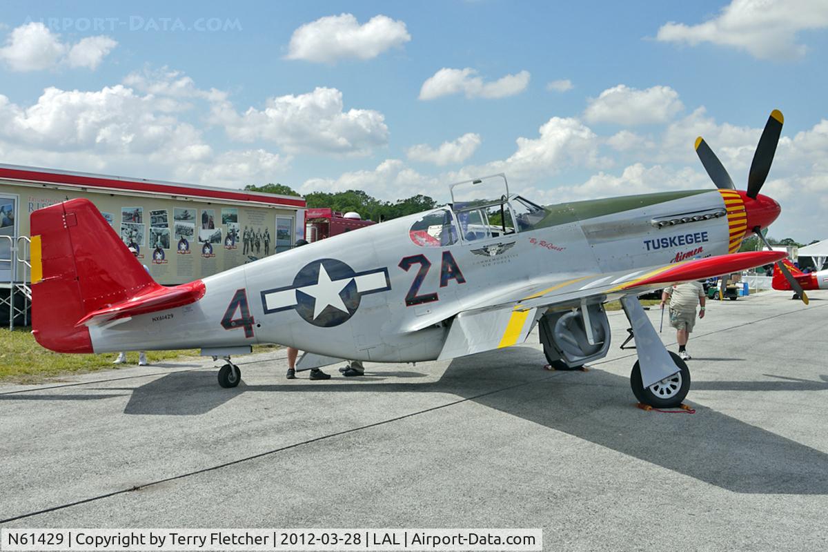 N61429, 1942 North American P-51C Mustang C/N 103-26199, At 2012 Sun N Fun