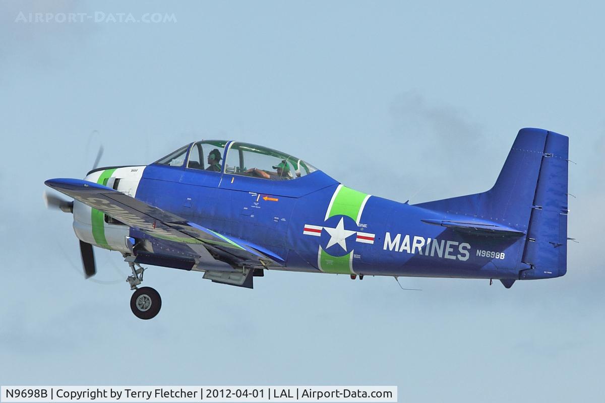 N9698B, 1950 North American T-28A Trojan C/N 50-225, At 2012 Sun N Fun