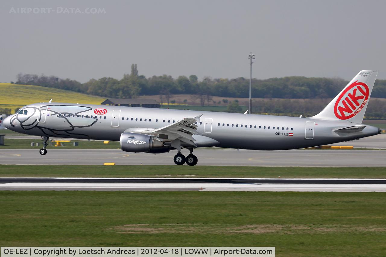 OE-LEZ, 2011 Airbus A321-211 C/N 4648, HG8771 Frankfurt Main (FRA) to Vienna Schwechat (VIE), named 