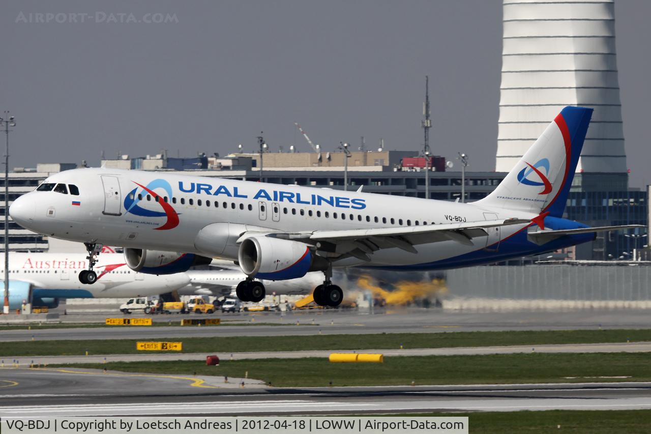 VQ-BDJ, Airbus A320-214 C/N 2175, SVR721 Chelyabinsk to Vienna, Ural Airlines