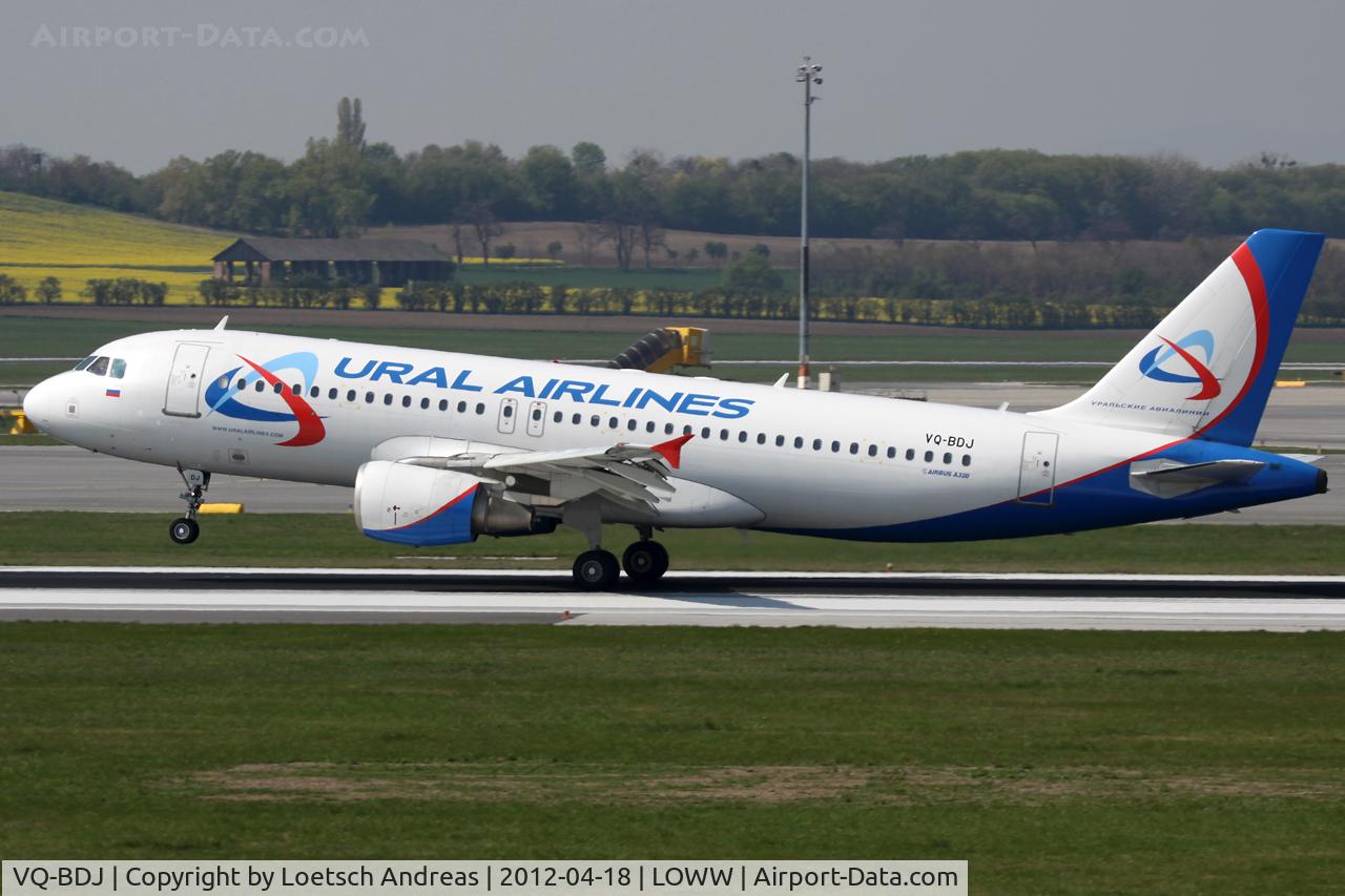 VQ-BDJ, Airbus A320-214 C/N 2175, SVR721 Chelyabinsk to Vienna, Ural Airlines