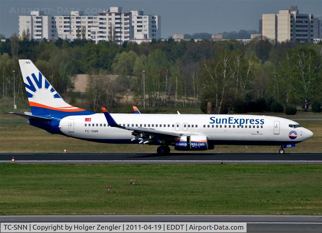 TC-SNN, 2010 Boeing 737-8HC C/N 40775, Arrival from Izmir/Turkey....