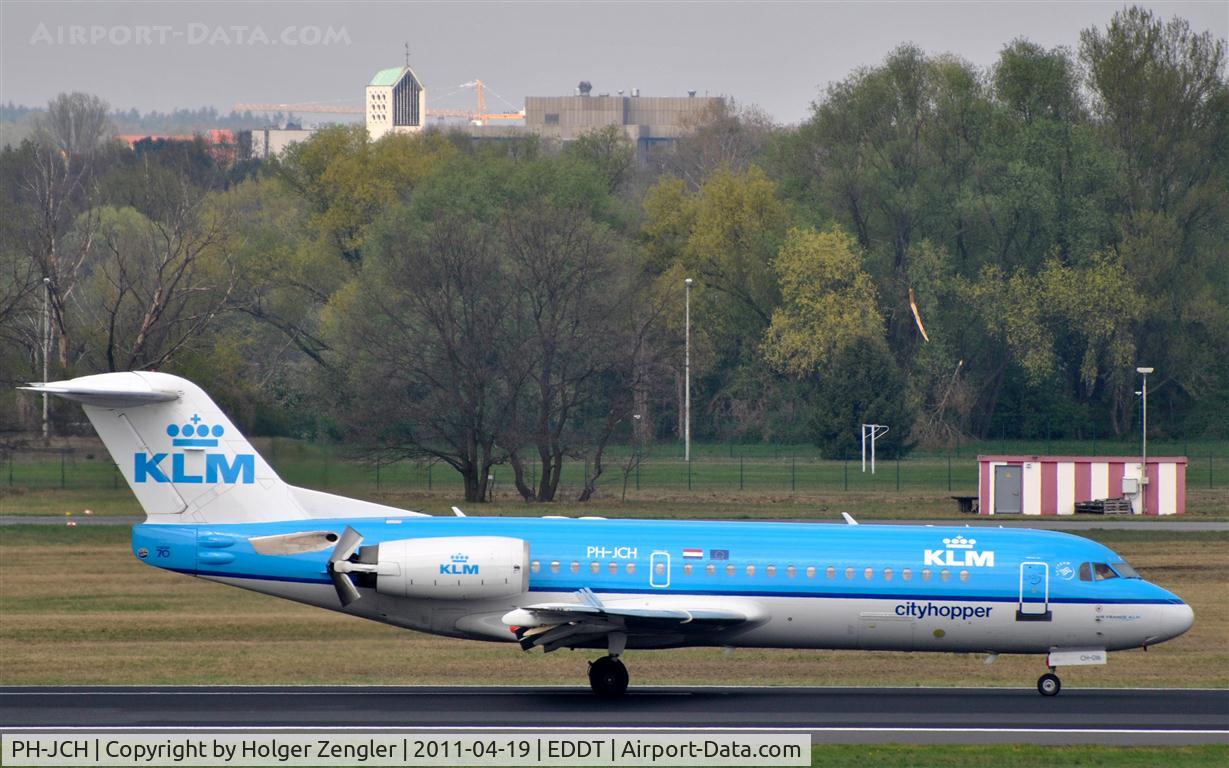 PH-JCH, 1994 Fokker 70 (F-28-0070) C/N 11528, Arrival from AMS......