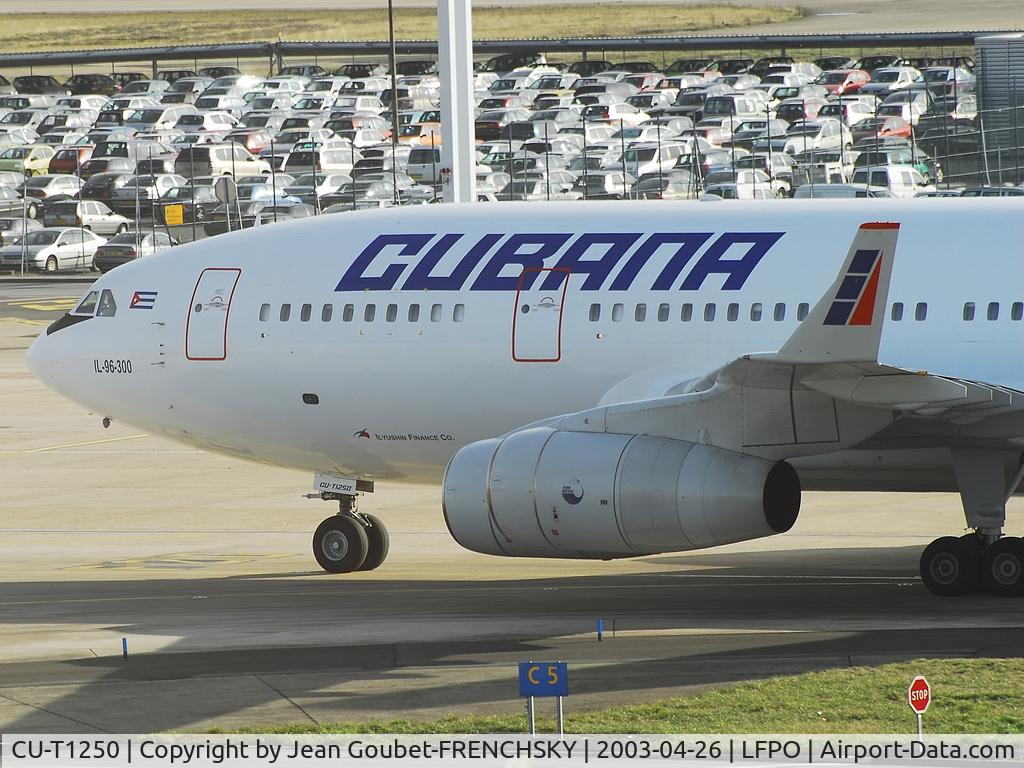 CU-T1250, 2005 Ilyushin IL-96-300 C/N 74393202015, CUBANA