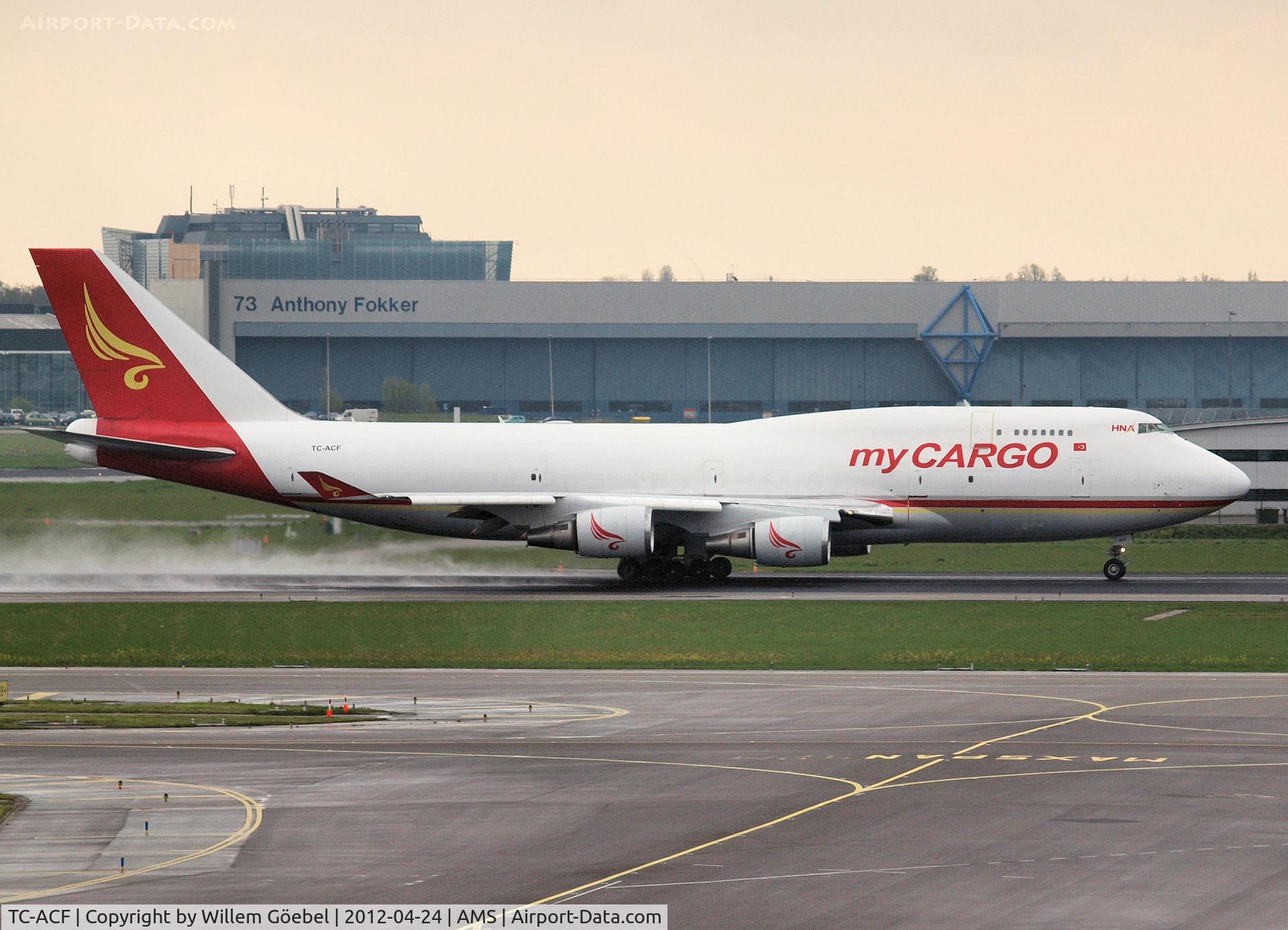TC-ACF, 1993 Boeing 747-481 C/N 25645, Taxi to runway 24 of Amsterdam Airport