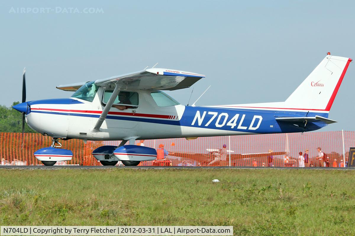 N704LD, 1976 Cessna 150M C/N 15078688, At 2012 Sun N Fun
