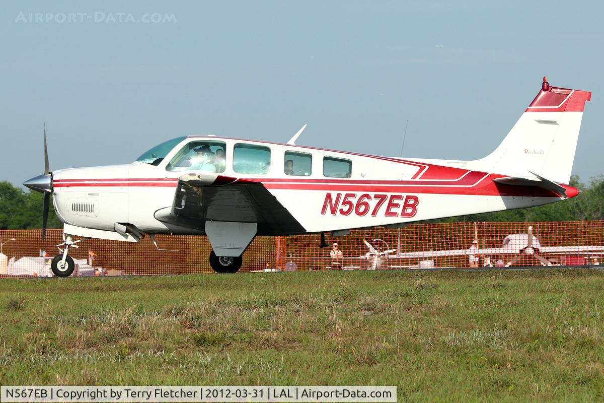 N567EB, 1979 Beech A36 Bonanza 36 C/N E-1543, At 2012 Sun N Fun