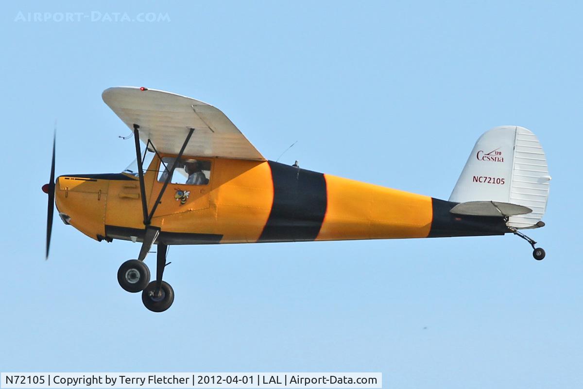 N72105, 1946 Cessna 120 C/N 9270, At 2012 Sun N Fun