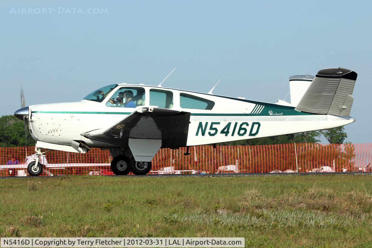 N5416D, 1957 Beech H35 Bonanza C/N D-4926, At 2012 Sun N Fun